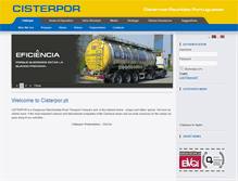 Tablet Screenshot of cisterpor.pt